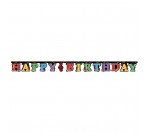 Dancing Music Theme Happy Birthday Jointed Banner 